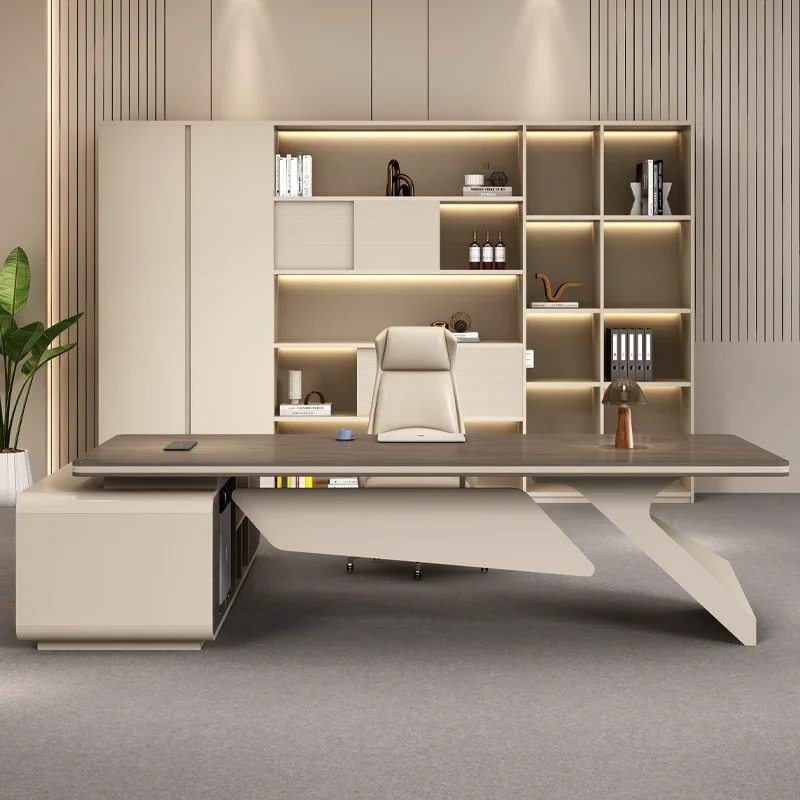 Office Furniture Suppliers - طاولة مكتب تنفيذية للألعاب مع أدراج