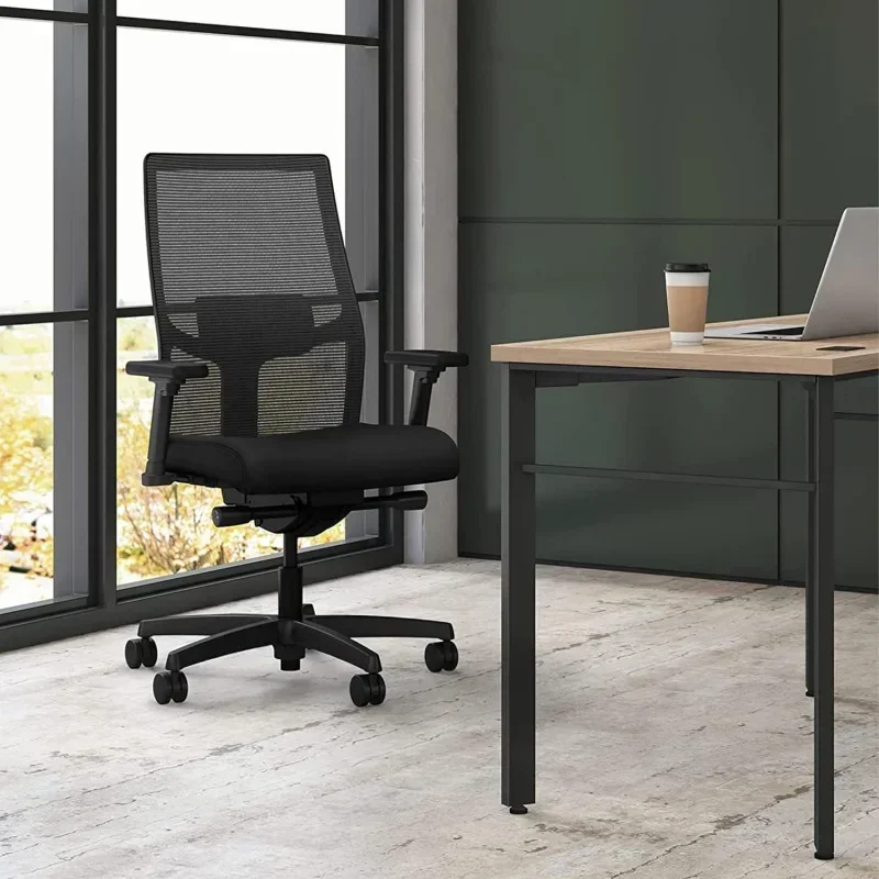 Task Chair Mid Back - كرسي مهام مريح شبكي/قماش متوسط الظهر