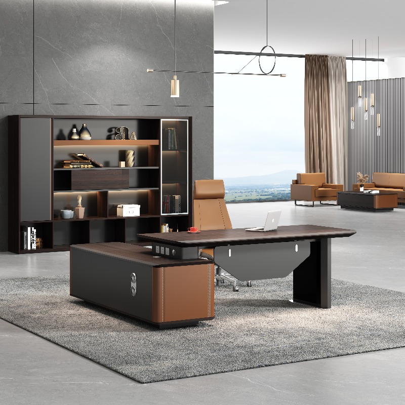 Office Furniture Manufacturers - مكتب تنفيذي على شكل حرف L