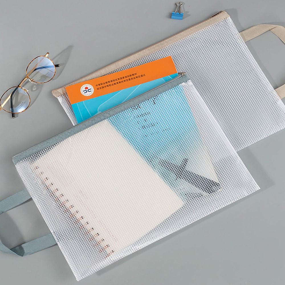 Binder Storage Box - حقيبة تخزين A4 جديدة مزدوجة الطبقات،