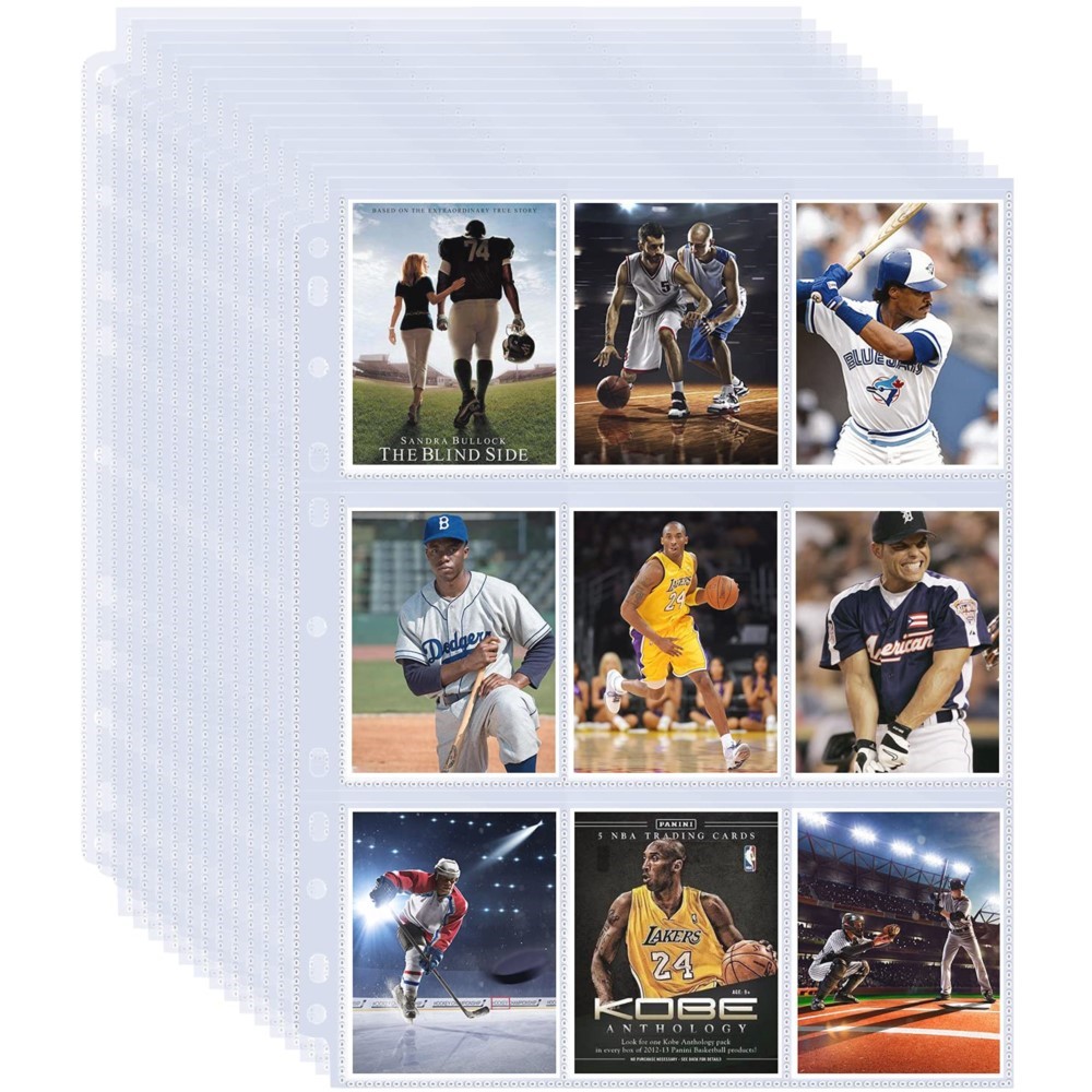 Binder Storage Box - 50 ورقة حماية للبطاقات التجارية بـ