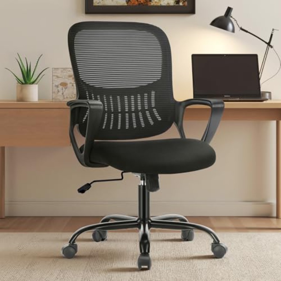 Task Chair Mid Back - كرسي مكتب منزلي، كرسي كمبيوتر شبكي