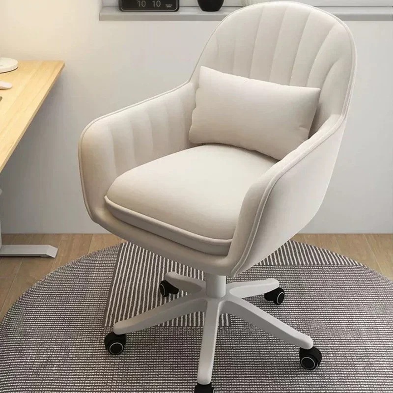 Task Chair Mid Back - كرسي مكتب منزلي مخملي حديث كرسي