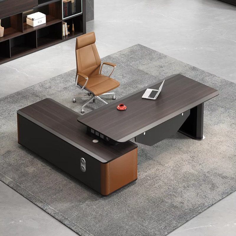 مكتب تنفيذي على شكل حرف L بتصم - مراجعة Office Furniture Manufacturers وسعره