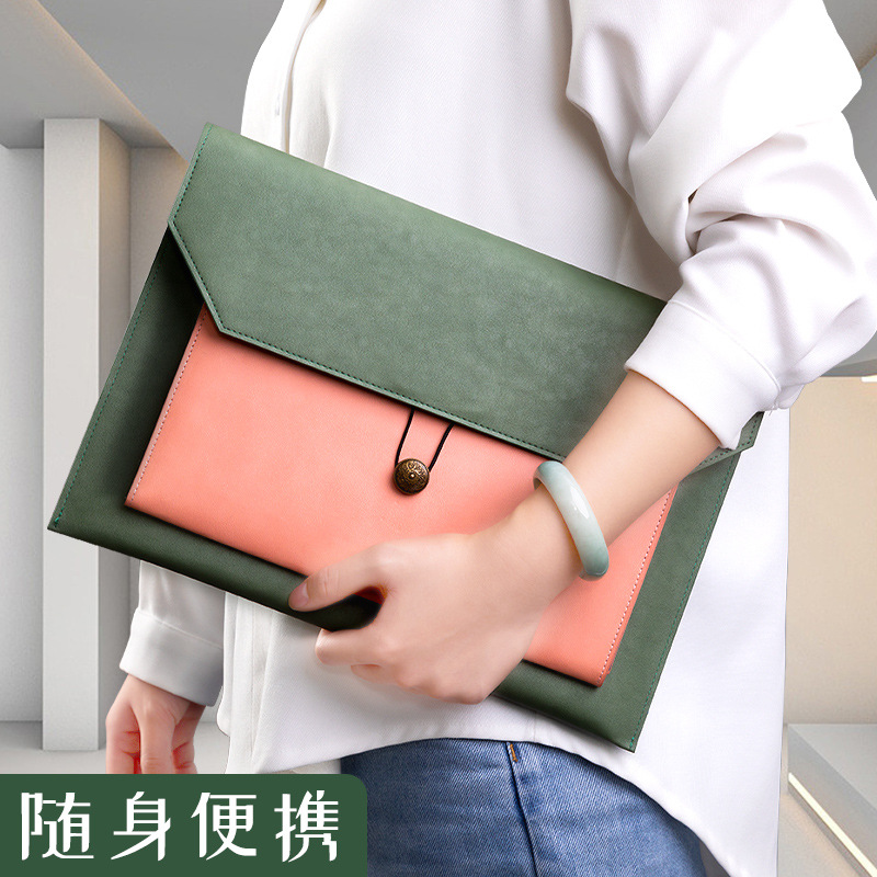 حقيبة ملفات جلدية A4 حقيبة ملف - مراجعة Binder Storage Box وسعره
