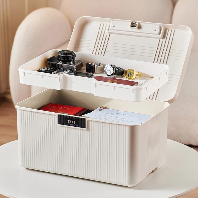 ‌ صندوق تخزين ممتاز قابل للقفل - مراجعة Binder Storage Box وسعره