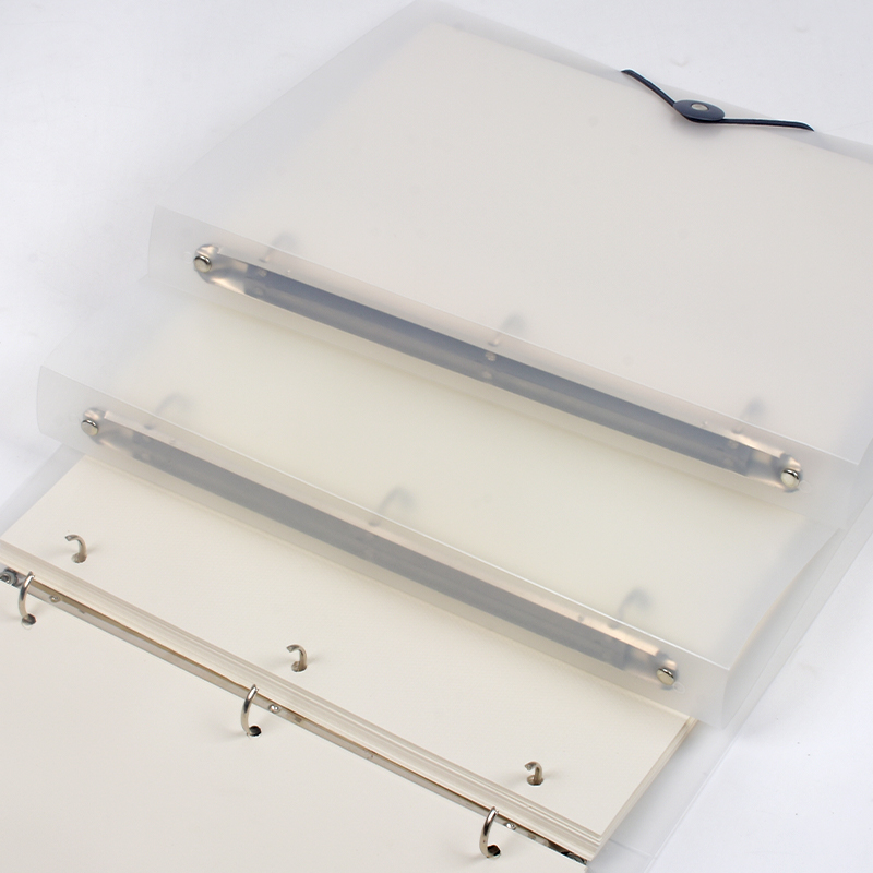 3 قطع مجلد ملفات شفاف غير لامع - مراجعة Binder Storage Box وسعره