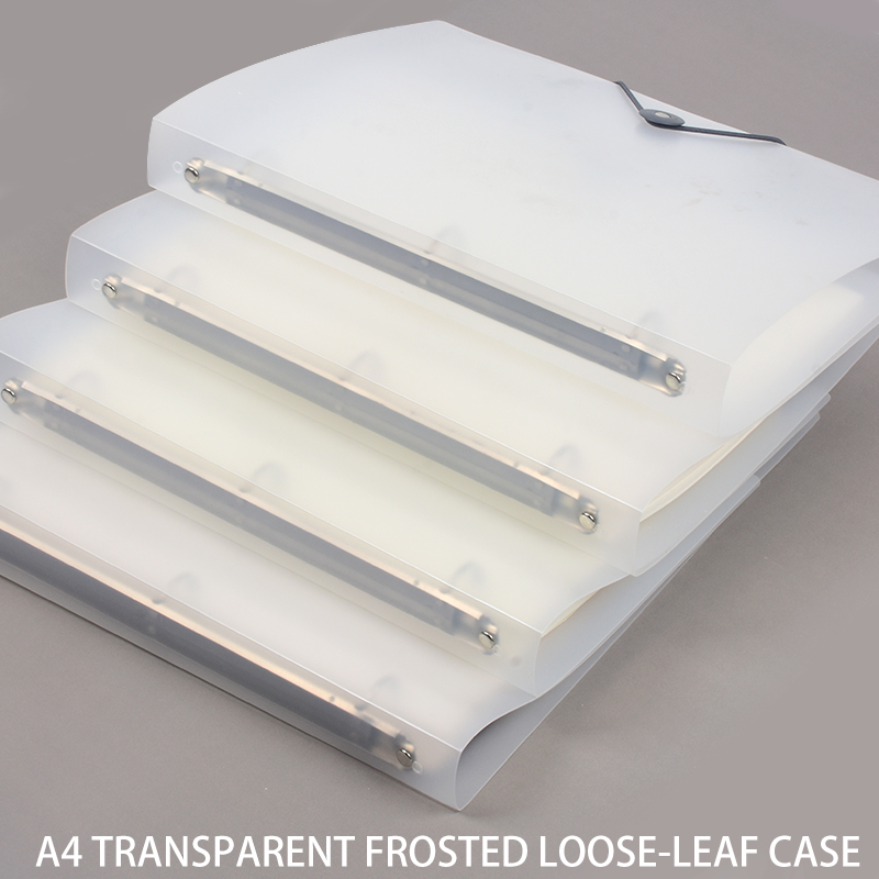 3 قطع مجلد ملفات شفاف غير لامع - مراجعة Binder Storage Box وسعره