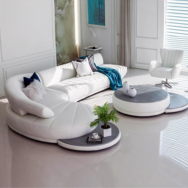 أريكة جلدية إيطالية فاخرة لغرف - مراجعة Office Furniture First وسعره