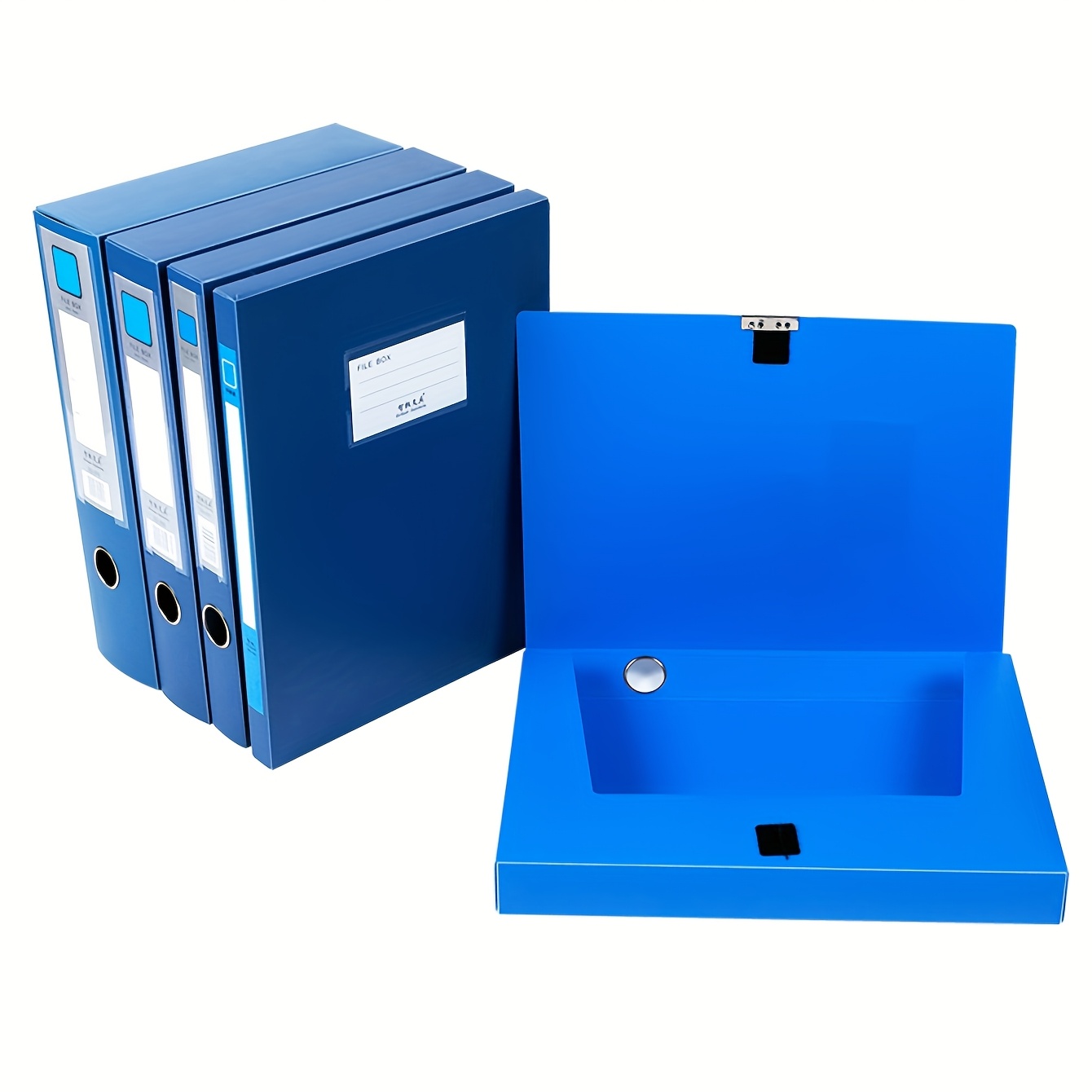 قطعة واحدة من مجلدات ملفات A4  - مراجعة Binder Storage Box وسعره