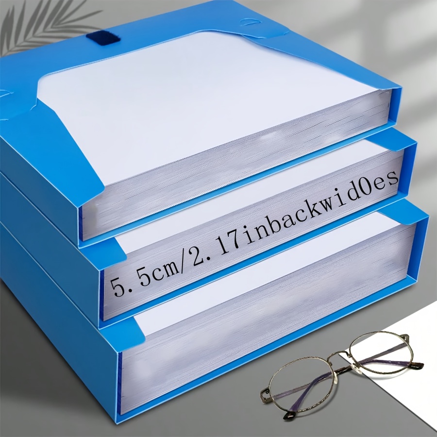 قطعة واحدة من مجلدات ملفات A4  - مراجعة Binder Storage Box وسعره