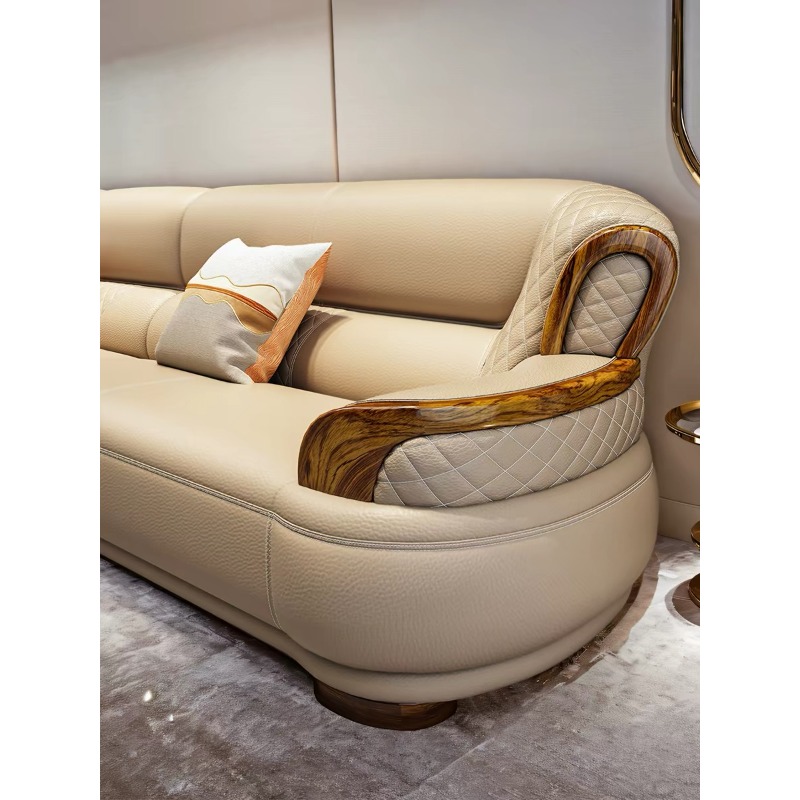 أريكة جلدية جديدة على الطراز ا - مراجعة Office Furniture First وسعره