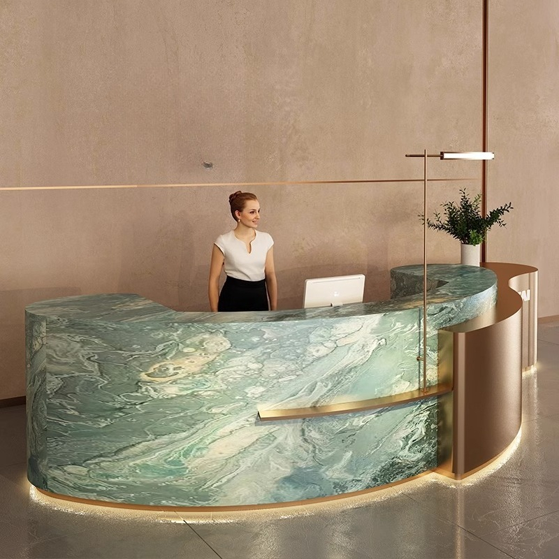 تصميم مكاتب استقبال فندقية بسي - مراجعة Office Furniture Services وسعره