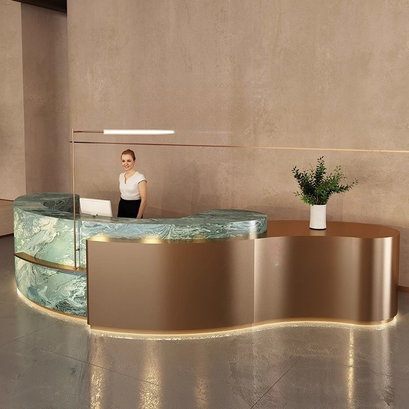 تصميم مكاتب استقبال فندقية بسي - مراجعة Office Furniture Services وسعره