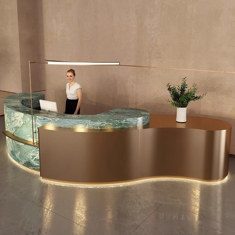 تصميم مكاتب استقبال فندقية بسي - مراجعة Office Furniture Services وسعره