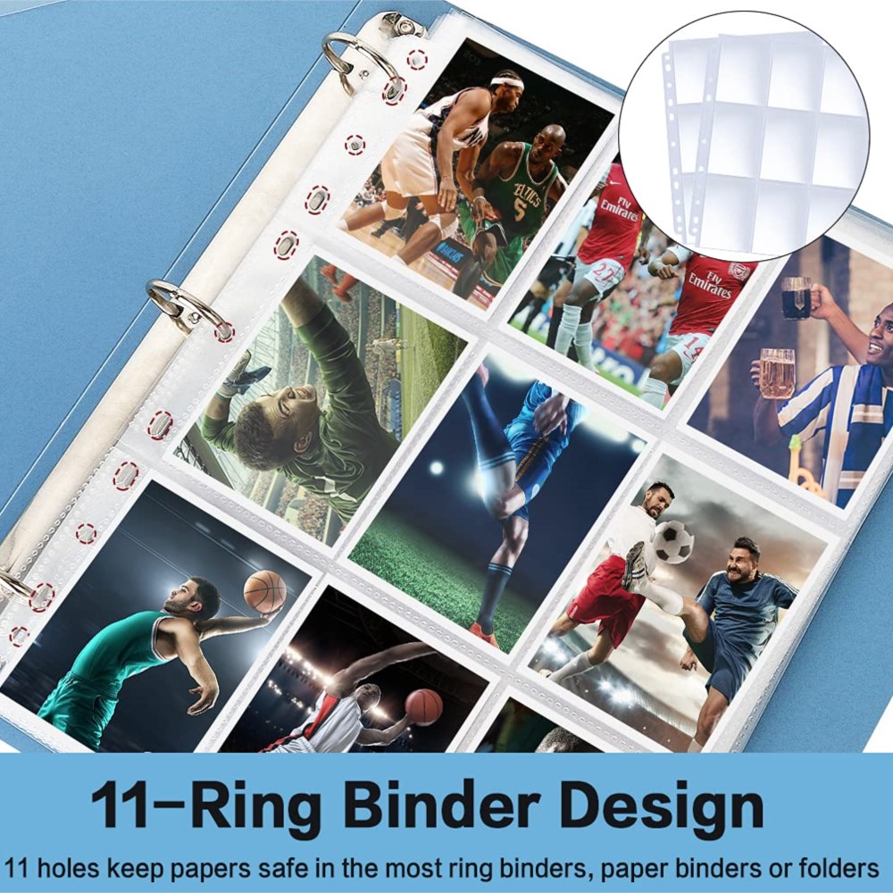 50 ورقة حماية للبطاقات التجاري - مراجعة Binder Storage Box وسعره
