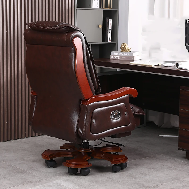 كرسي جلدي من الطبقة الأولى من  - مراجعة Office Furniture First وسعره