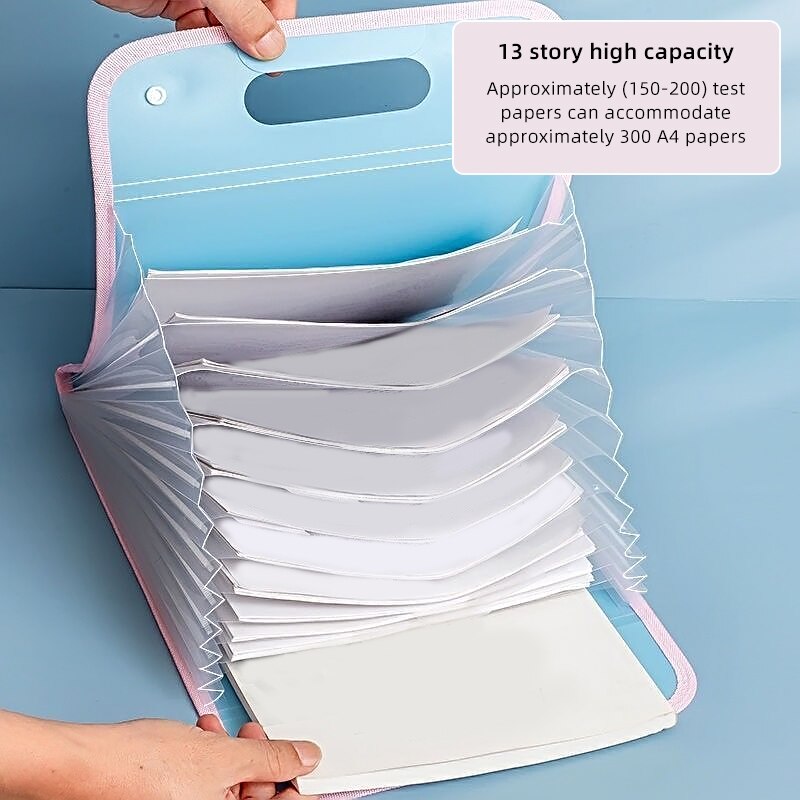 13 مجلدات ملف جيب محمولة بحجم  - مراجعة Binder Storage Box وسعره