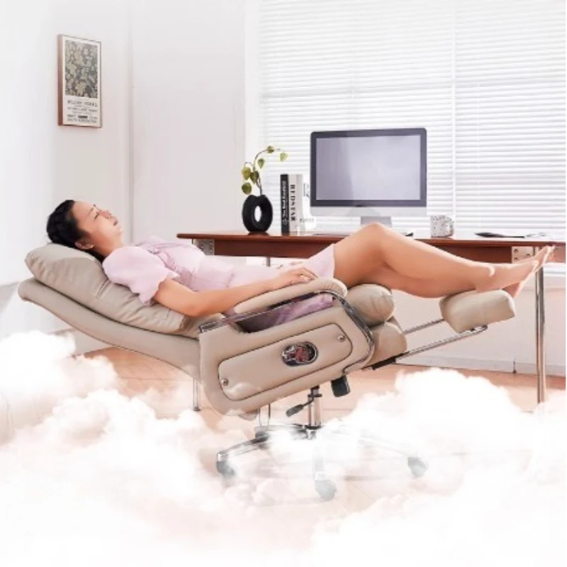 كرسي كمبيوتر من جلد البقر الطب - مراجعة Office Furniture First وسعره
