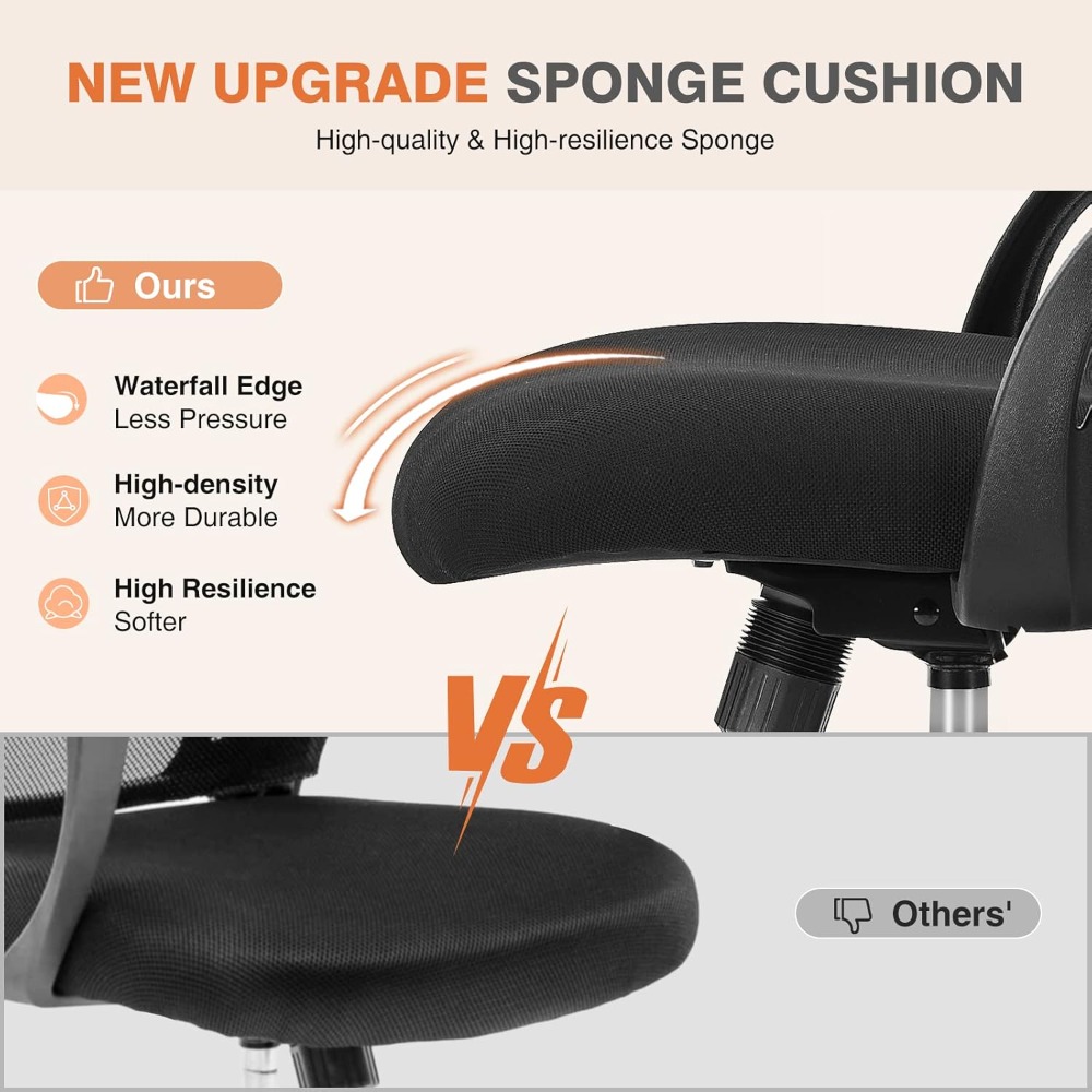 كرسي مكتب كمبيوتر مكتبي، كراسي - مراجعة Task Chair Mid Back وسعره