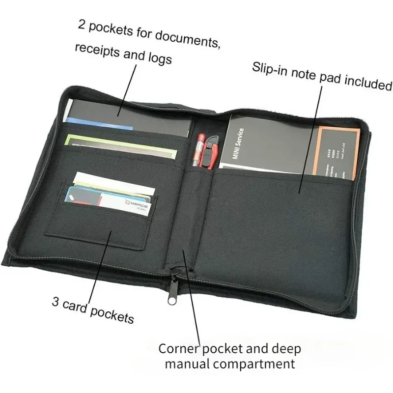 لوازم السيارة الداخلية متعددة  - مراجعة Binder Storage Box وسعره