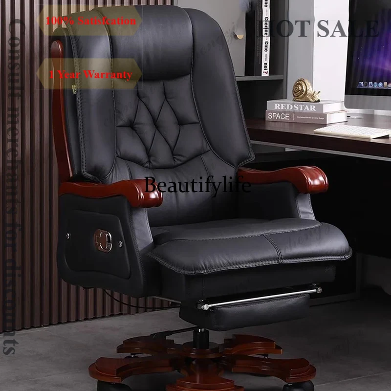 كرسي مكتب جلدي R134 من جلد الب - مراجعة Office Furniture First وسعره