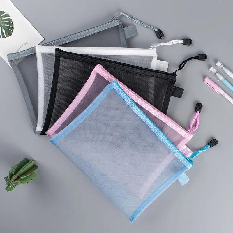 1 قطعة A4/A5/A6 شبكة سستة الحق - مراجعة Binder Storage Box وسعره