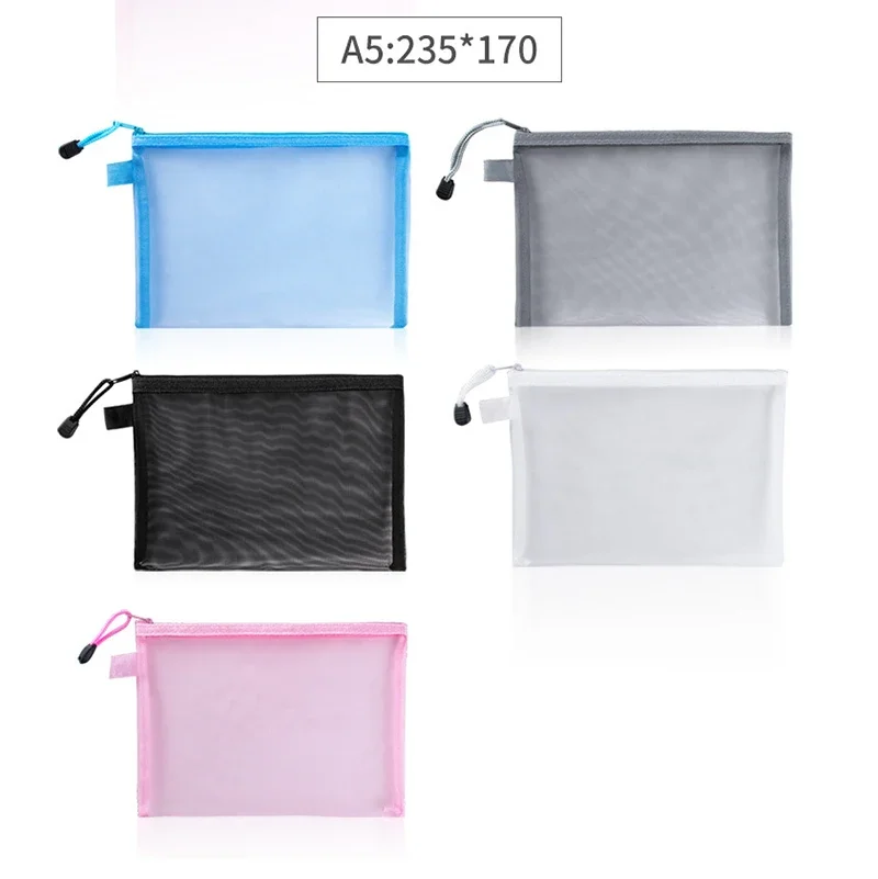 1 قطعة A4/A5/A6 شبكة سستة الحق - مراجعة Binder Storage Box وسعره