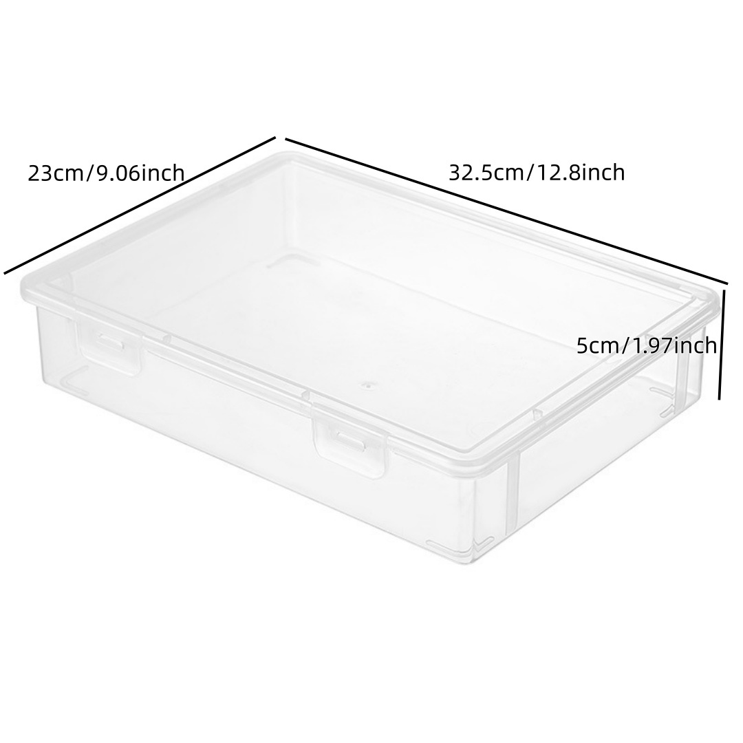 صندوق تخزين مستندات A4 شفاف قا - مراجعة Binder Storage Box وسعره