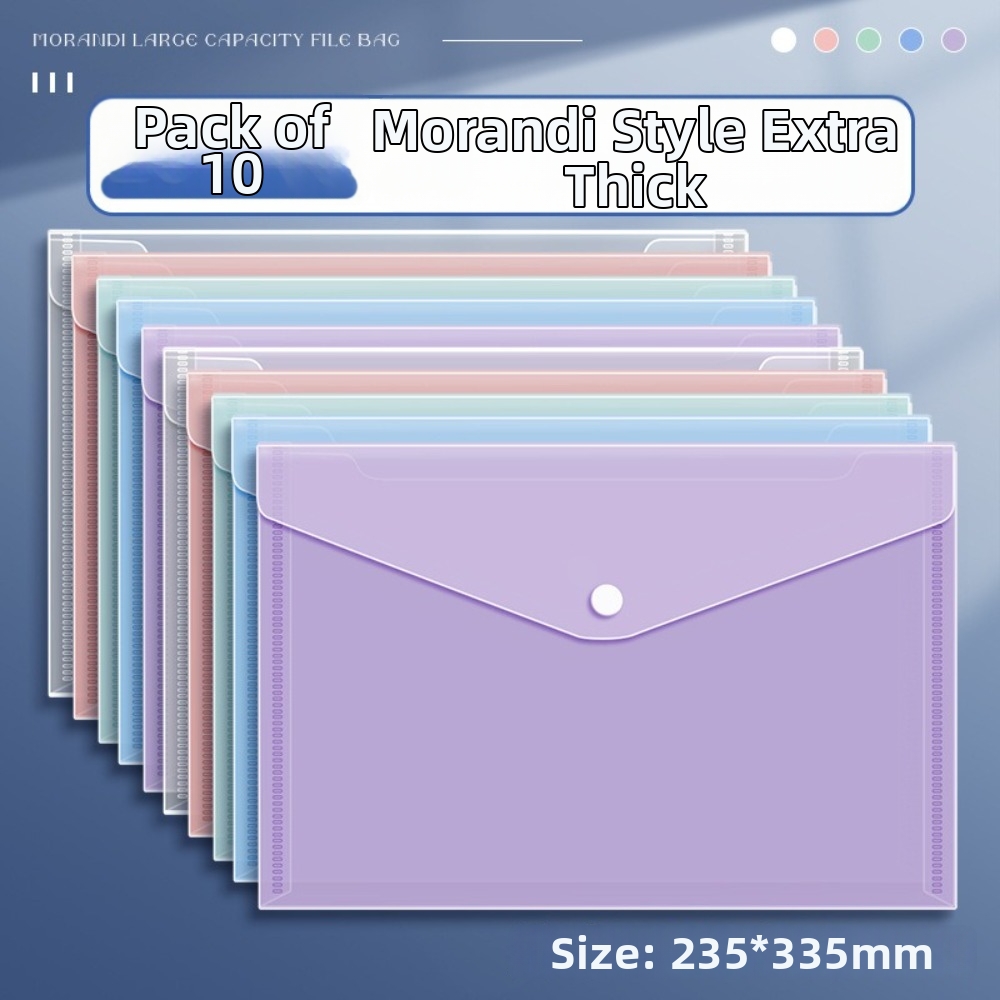 10 قطع من مجلدات الملفات البلا - مراجعة Binder Storage Box وسعره